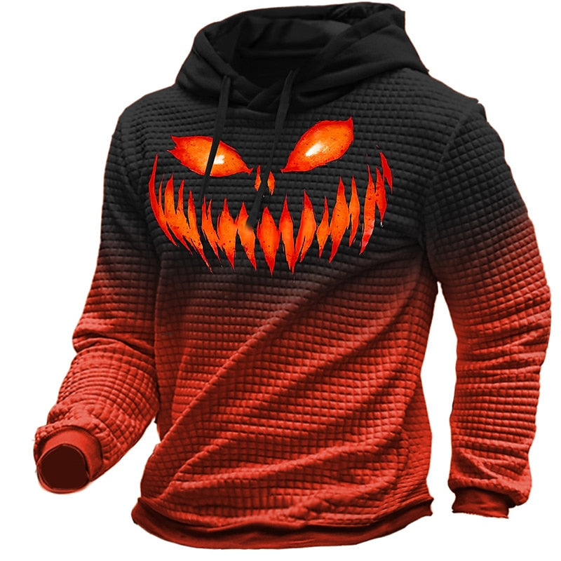 Corbin™ | Men's Halloween Jack O Lantern Graphic Hoodie