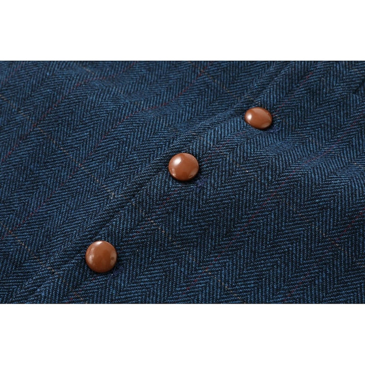 Jasper™ | Men's Herringbone V-Neck Waistcoat