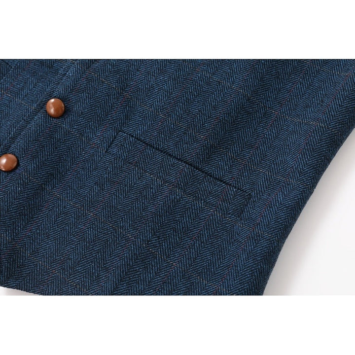 Jasper™ | Men's Herringbone V-Neck Waistcoat