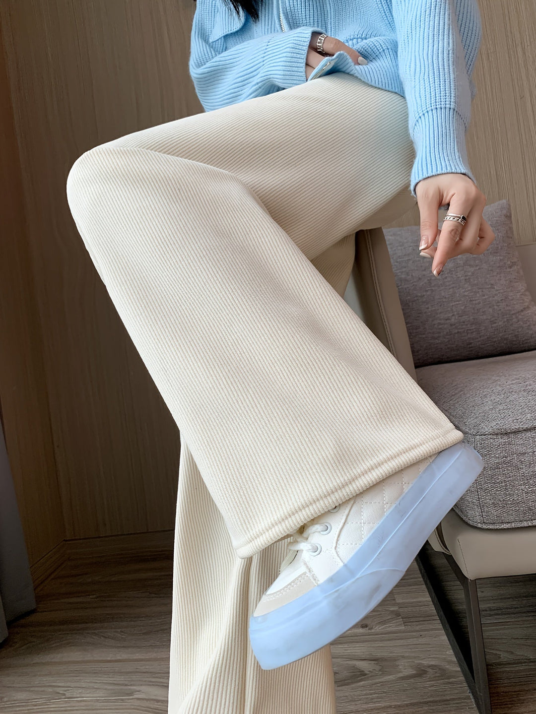 Orlaith™ | Women's Warm Lined Wide-Leg Lounge Pants