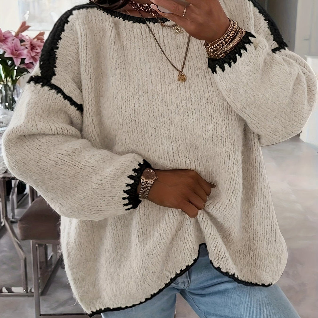 Willa™ | Women's Relaxed Boat Neck Knit Sweater