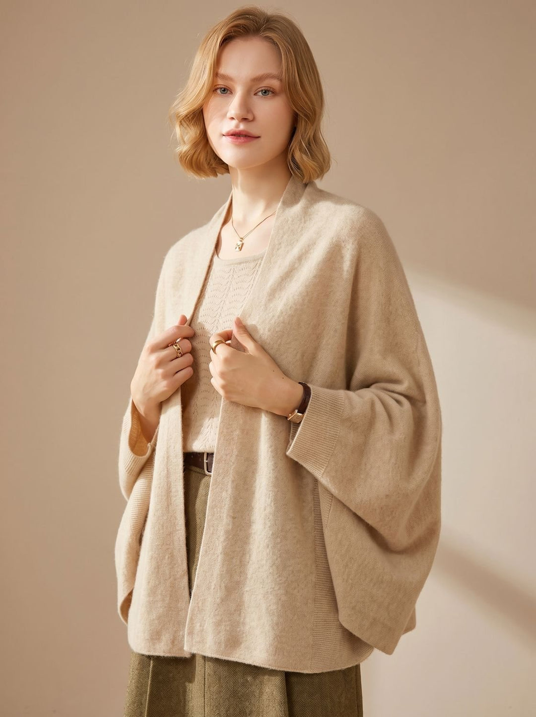 Emmanuelle™ | Women's Oversized Poncho Scarf in One Size