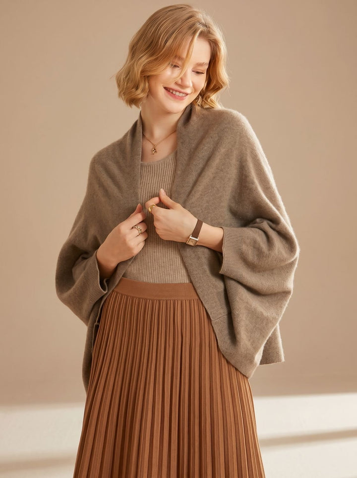 Emmanuelle™ | Women's Oversized Poncho Scarf in One Size