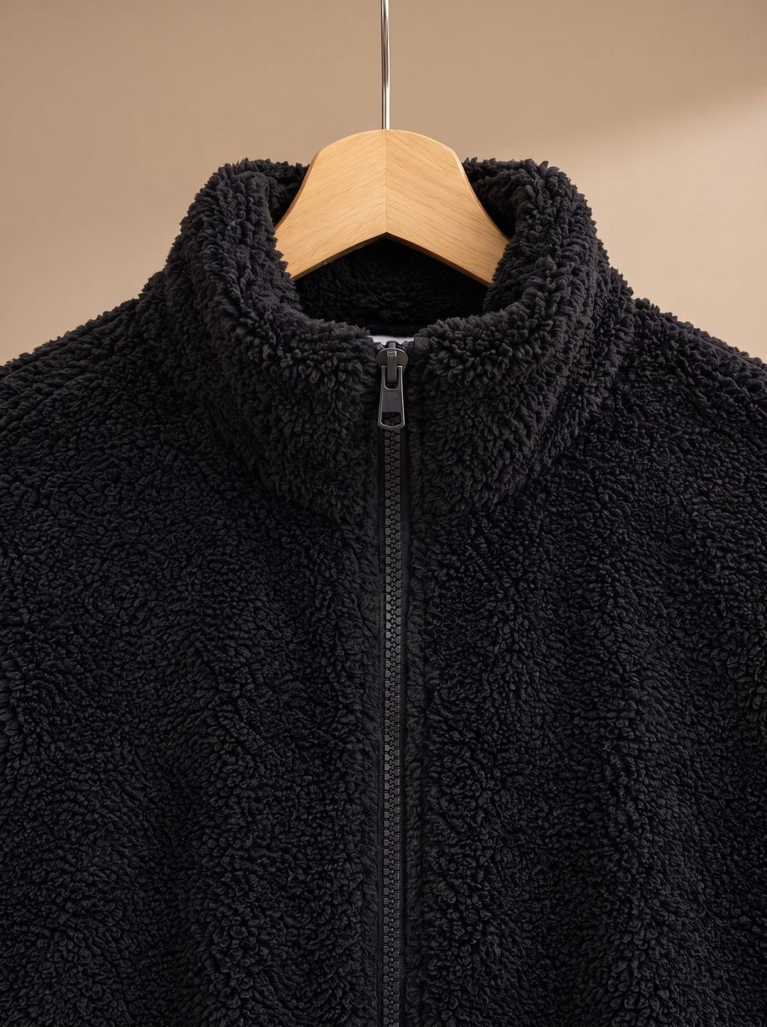 Jeanne™ | Women's Plush Teddy Zip Jacket with Stand Collar