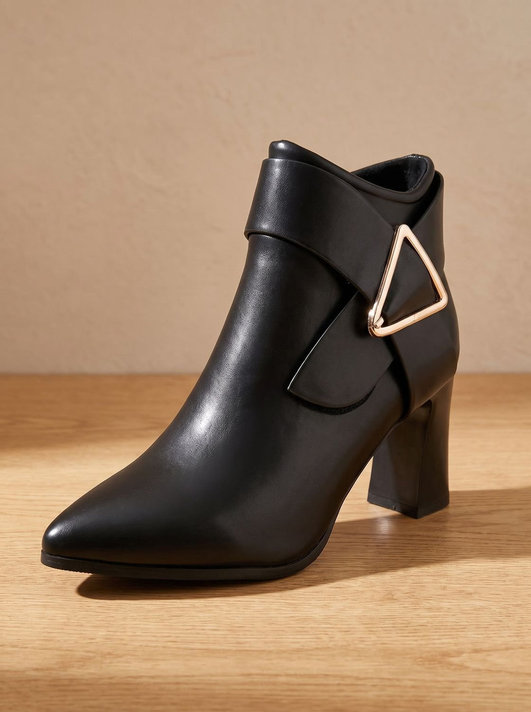 Romane™ | Women's Pointed Toe Ankle Boots with Block Heel