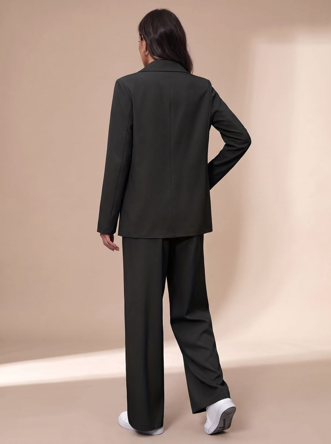Armandine™ | Women's Double Breasted Pant Suit with Wide Leg Pants
