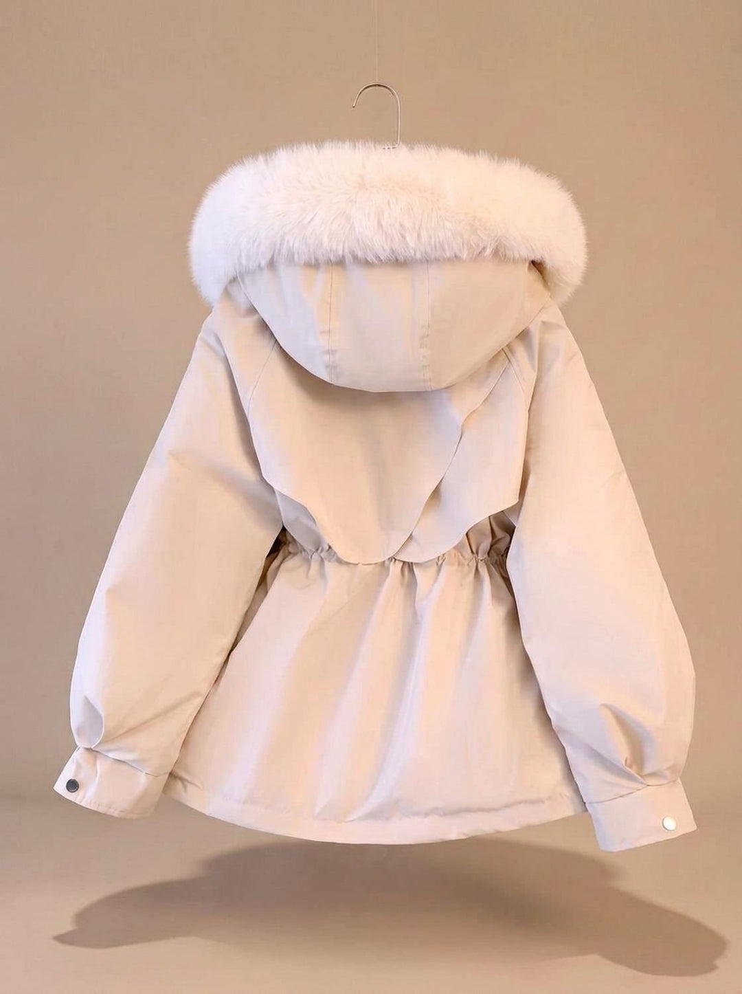 Ambroisine™ | Women's Hooded Winter Jacket with Faux Fur Trim
