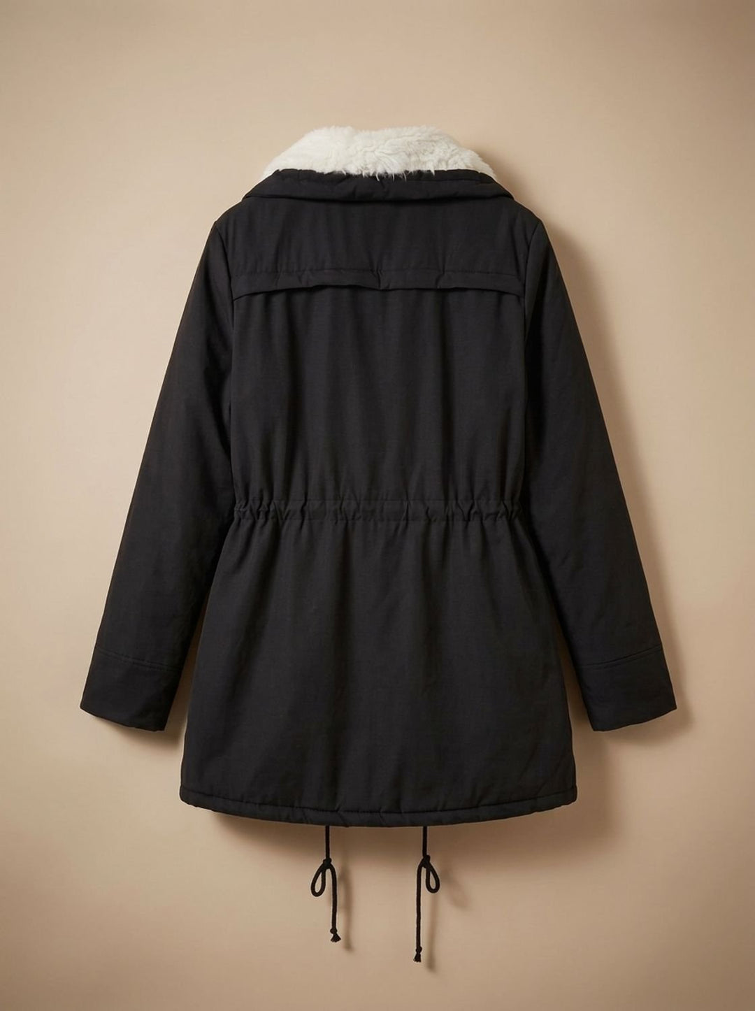 Liliane™ | Women's Mid-Length Winter Parka with Drawstring Waist