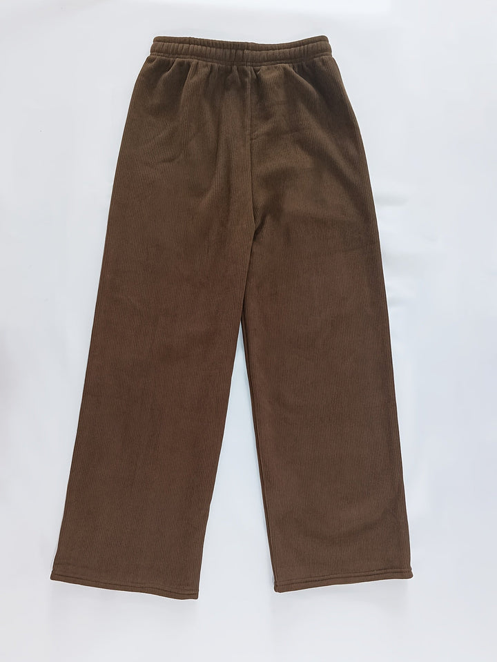 Orlaith™ | Women's Warm Lined Wide-Leg Lounge Pants