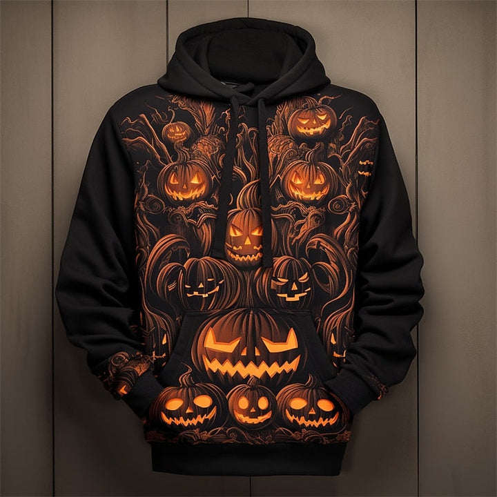 Radley™ | Men's Halloween Pumpkin and Haunted Forest Print Hoodie