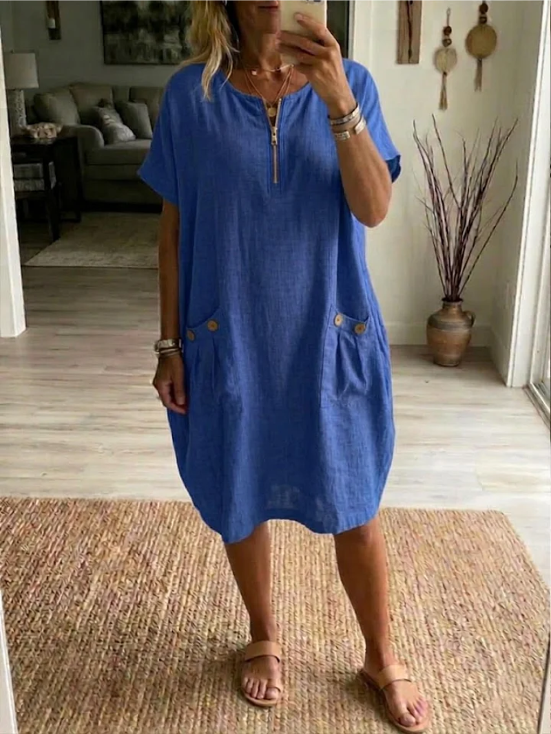 Tessa™ | Dress with Zipper Closure