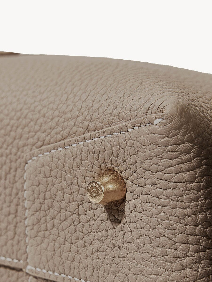 Roxane™ | Curved Leather Shoulder Bag