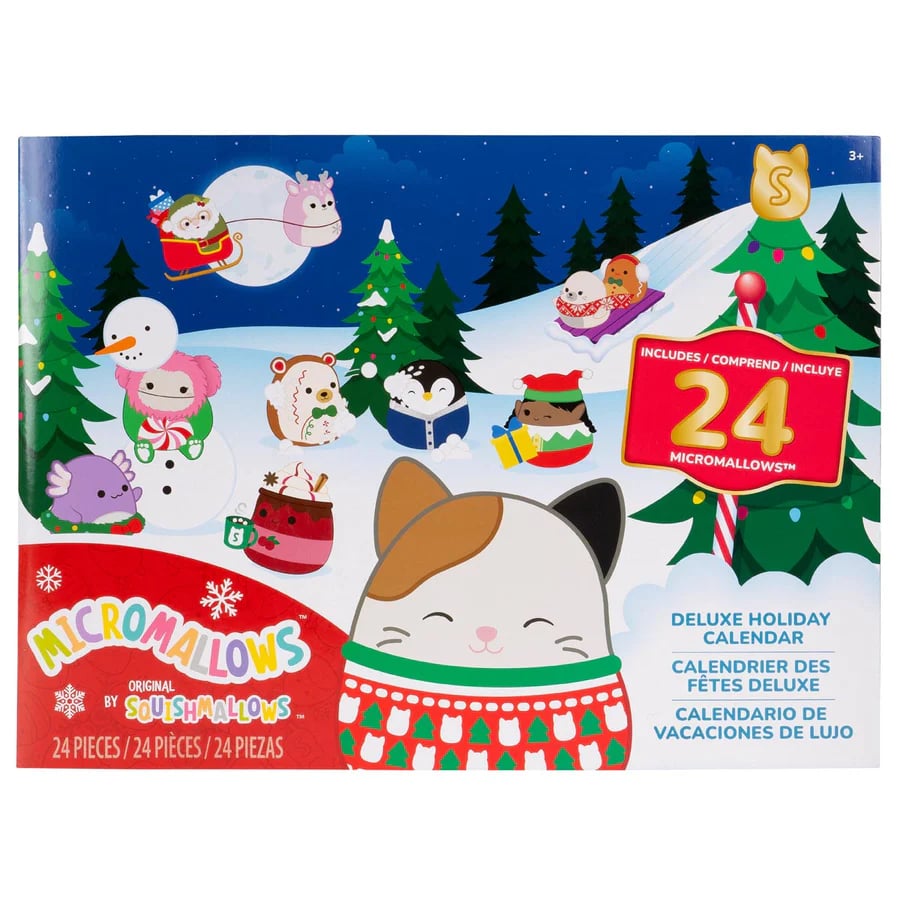 Plush Advent Calendar with 24 Mini Plush Toys