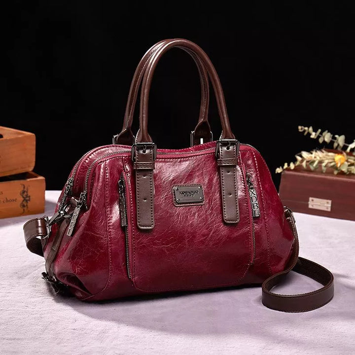 Katherine - Luxe Statement Leather Handbag