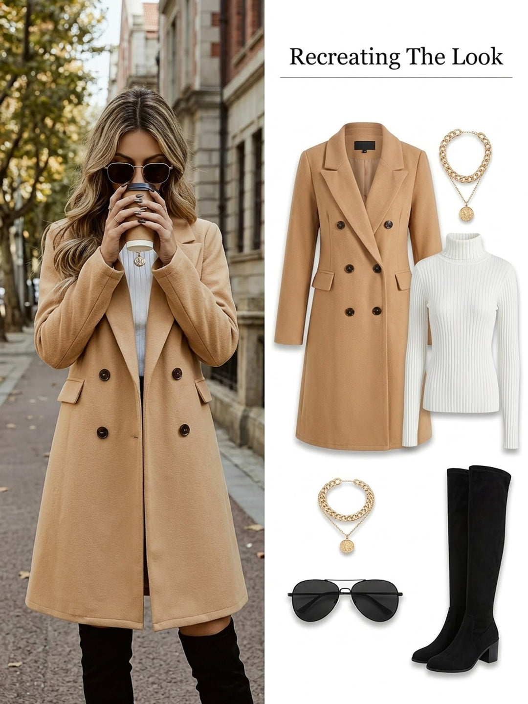 Primrose™ | Women's Mid-Length Double-Breasted Coat