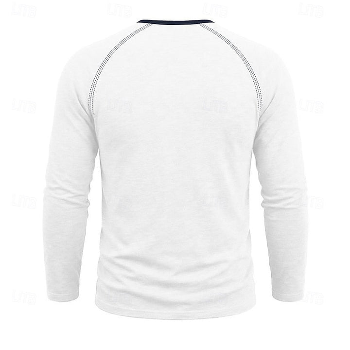 Bennett™ | Men's Raglan Sleeve Button Henley Shirt