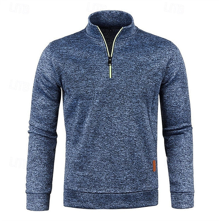 Percival™ | Men's Big and Tall Quarter Zip Pullover Sweater