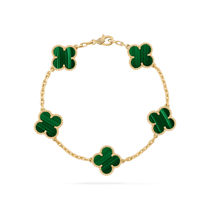 Black Clover Gold-Tone Bracelet