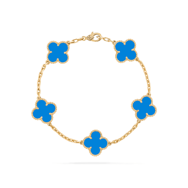 Black Clover Gold-Tone Bracelet