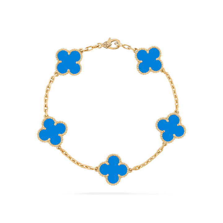 Black Clover Gold-Tone Bracelet