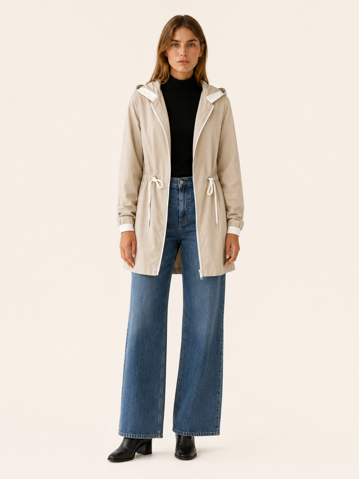Estelle™ | Lightweight Hooded Jacket with Drawstring Waist