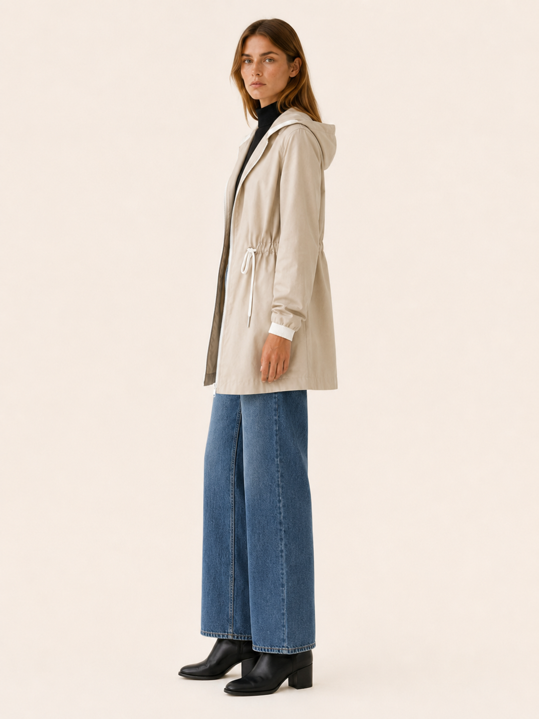 Estelle™ | Lightweight Hooded Jacket with Drawstring Waist