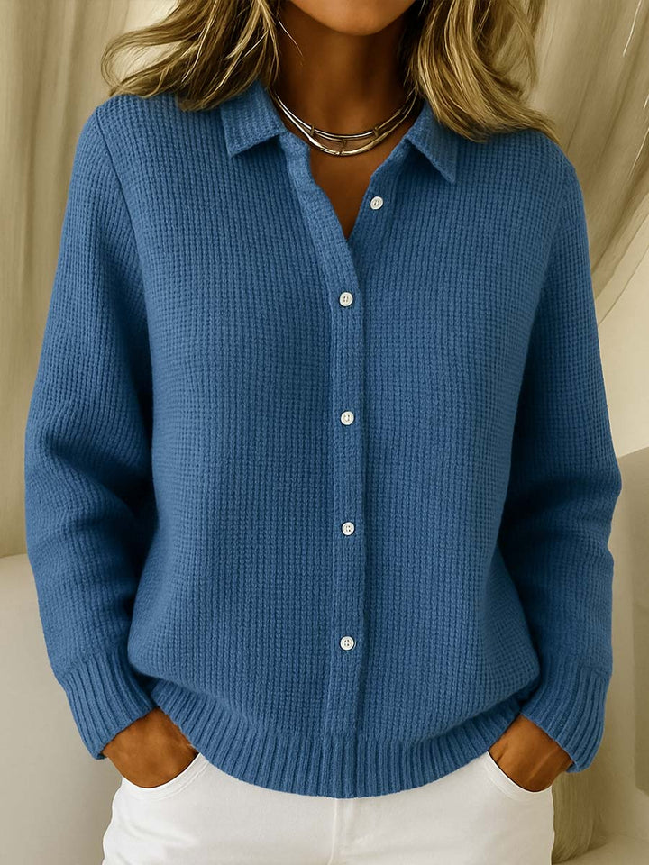 Elena | Classic Cardigan in Soft Knit