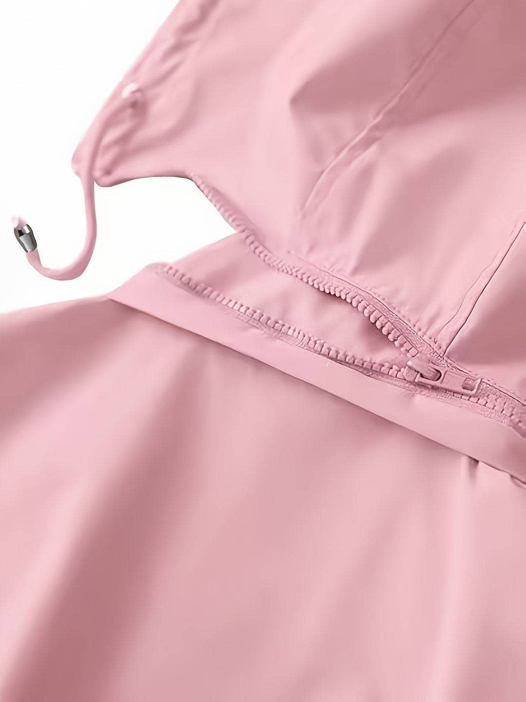 Joyce™ | Women's Hooded Drawstring Rain Jacket in Plus Sizes