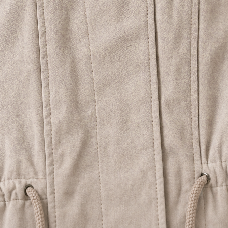 Cassandre™ | Women's Lined Hooded Parka with Faux Fur Trim