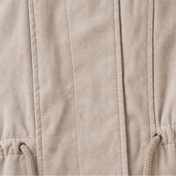 Cassandre™ | Women's Lined Hooded Parka with Faux Fur Trim