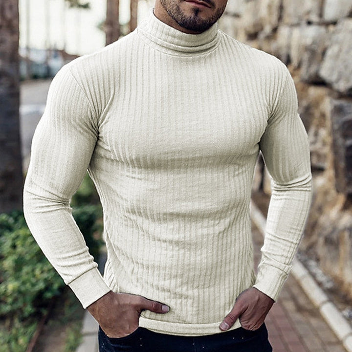Benedict™ | Men's Slim Ribbed Turtleneck Sweater