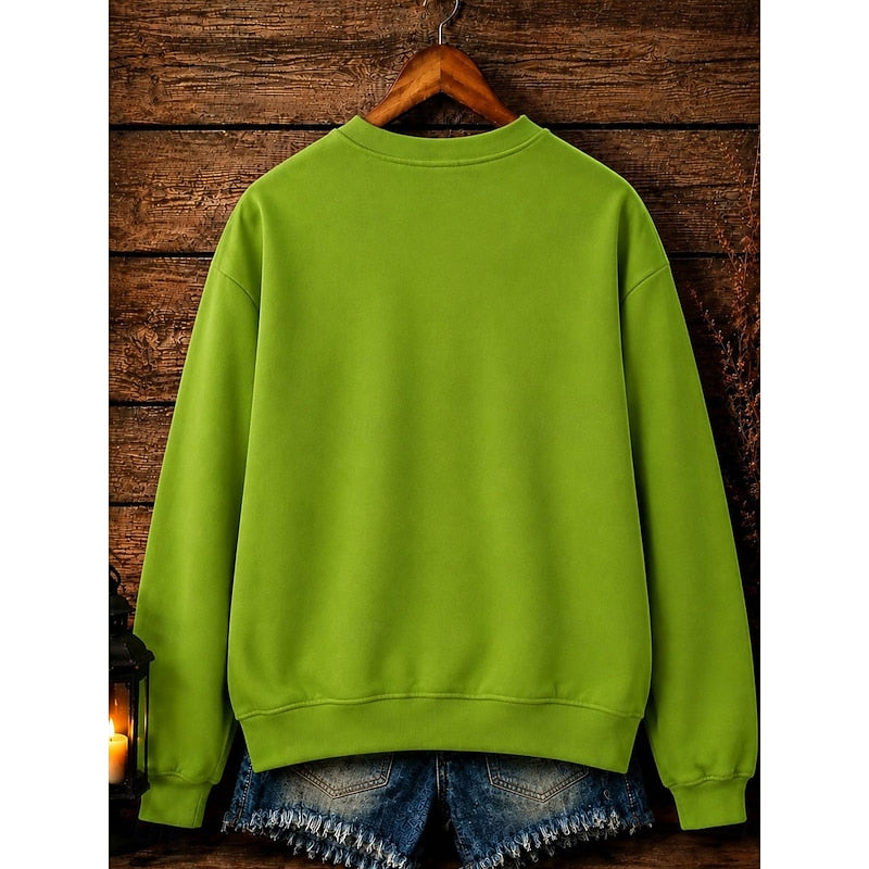 Eudora™ | Women's Halloween Witch and Spider Web Sweatshirt