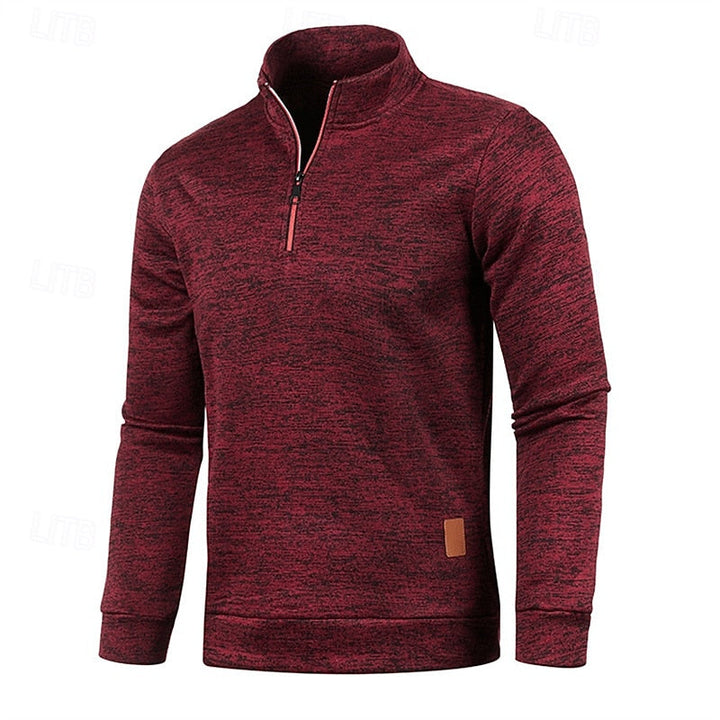 Percival™ | Men's Big and Tall Quarter Zip Pullover Sweater