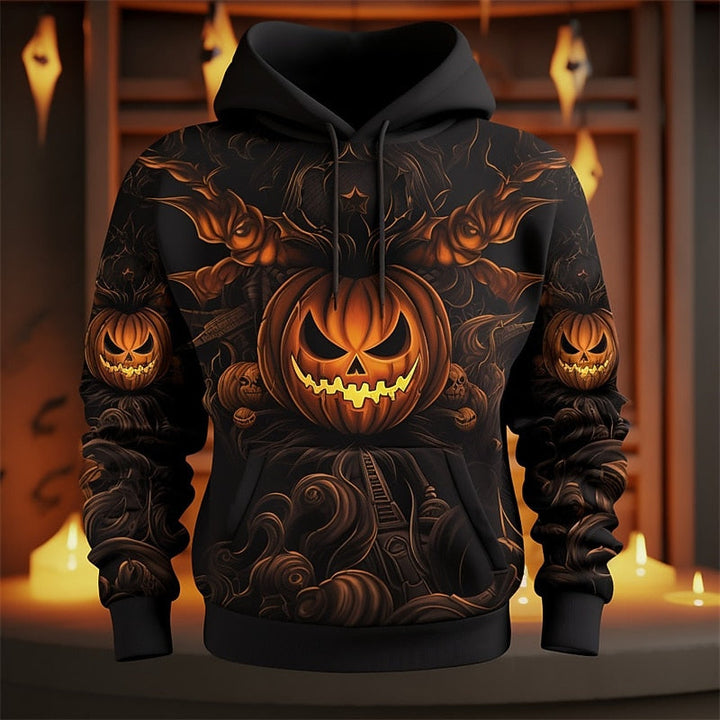 Radley™ | Men's Halloween Pumpkin and Haunted Forest Print Hoodie