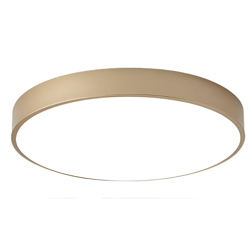 LED Low-Profile Round Ceiling Light with Slim Frame — view 2