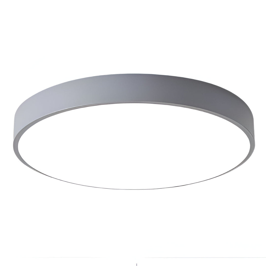 LED Low-Profile Round Ceiling Light with Slim Frame — view 3