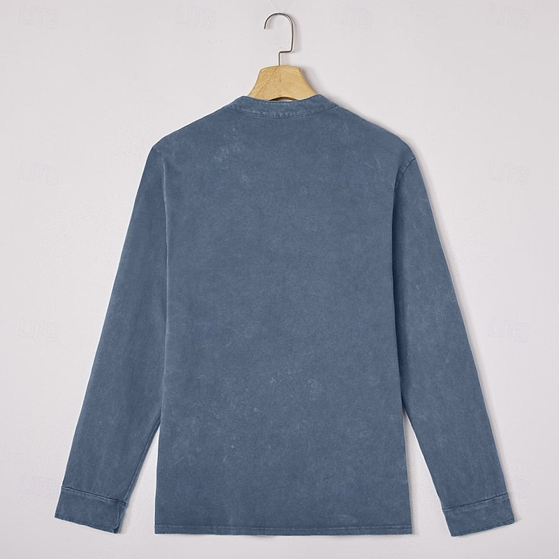 Caspian™ | Men's Washed Chest-Pocket Henley Shirt