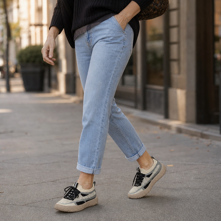 Josiane™ | Women's Knit Casual Sneakers with Cushioned Flexible Sole