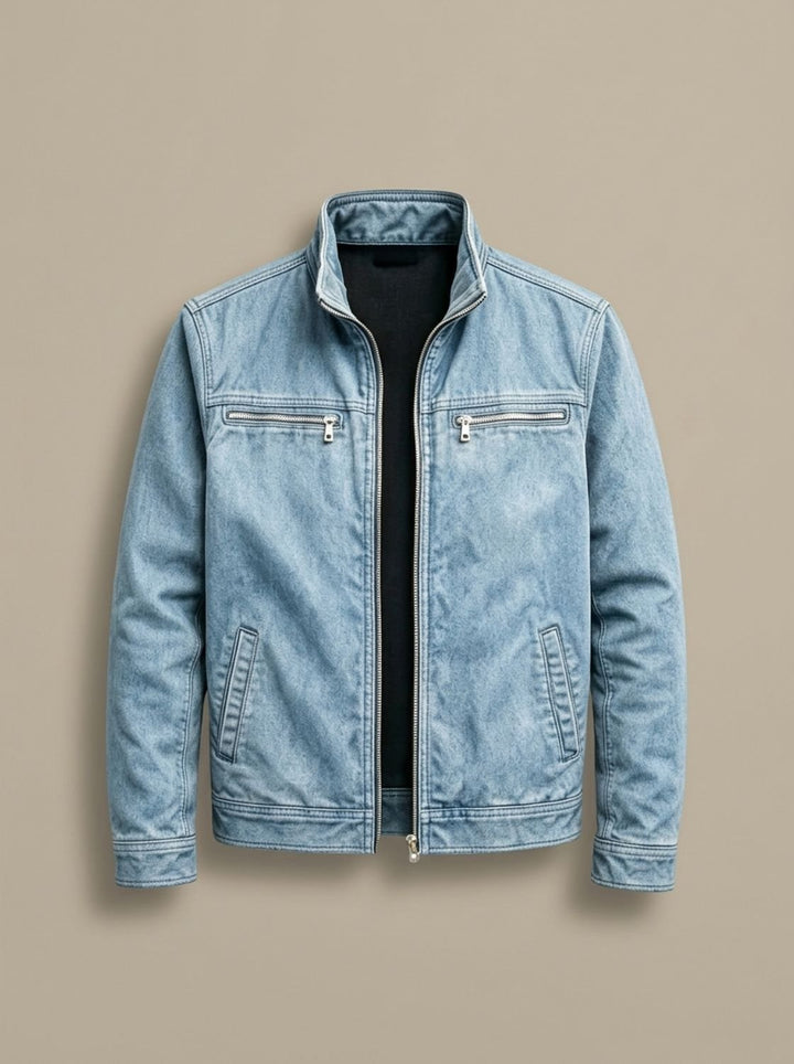 Gilbert™ | Men's Zip Front Jacket with Stand Collar