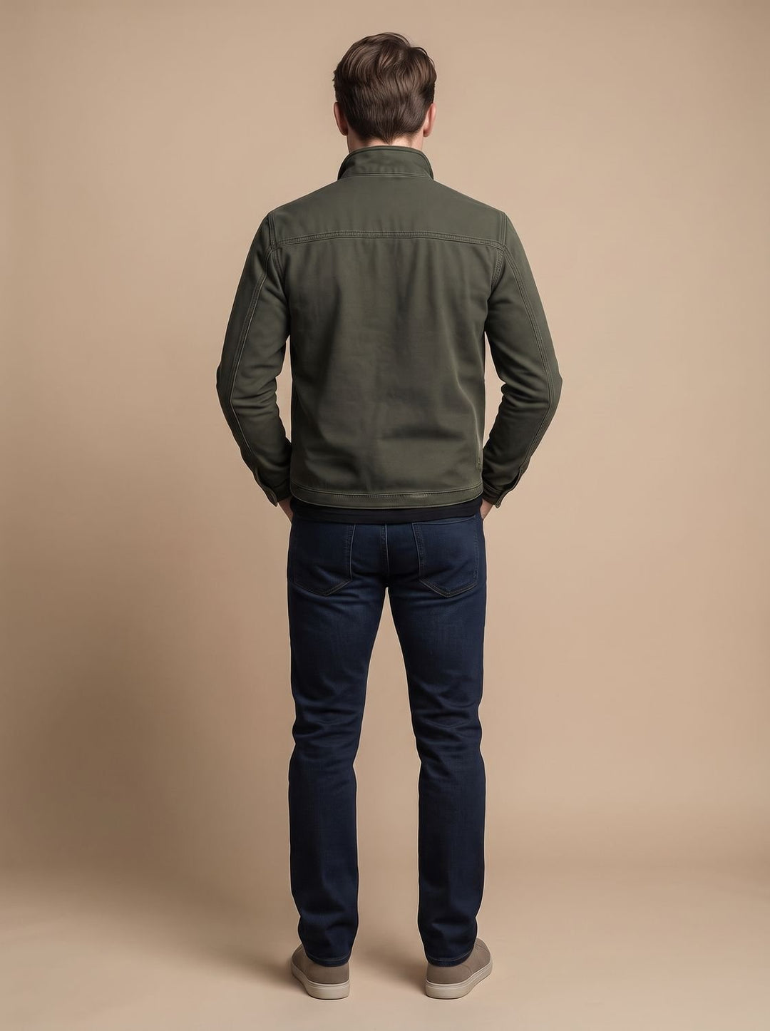 Gilbert™ | Men's Zip Front Jacket with Stand Collar