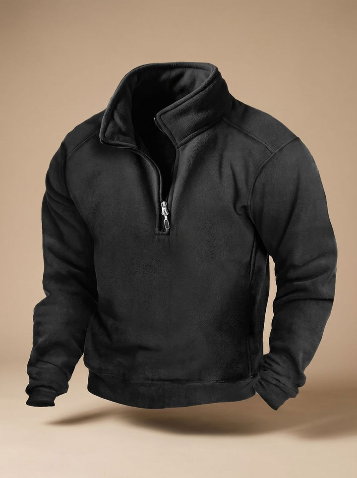 Gaspard™ | Men's Quarter Zip Pullover with Stand Collar