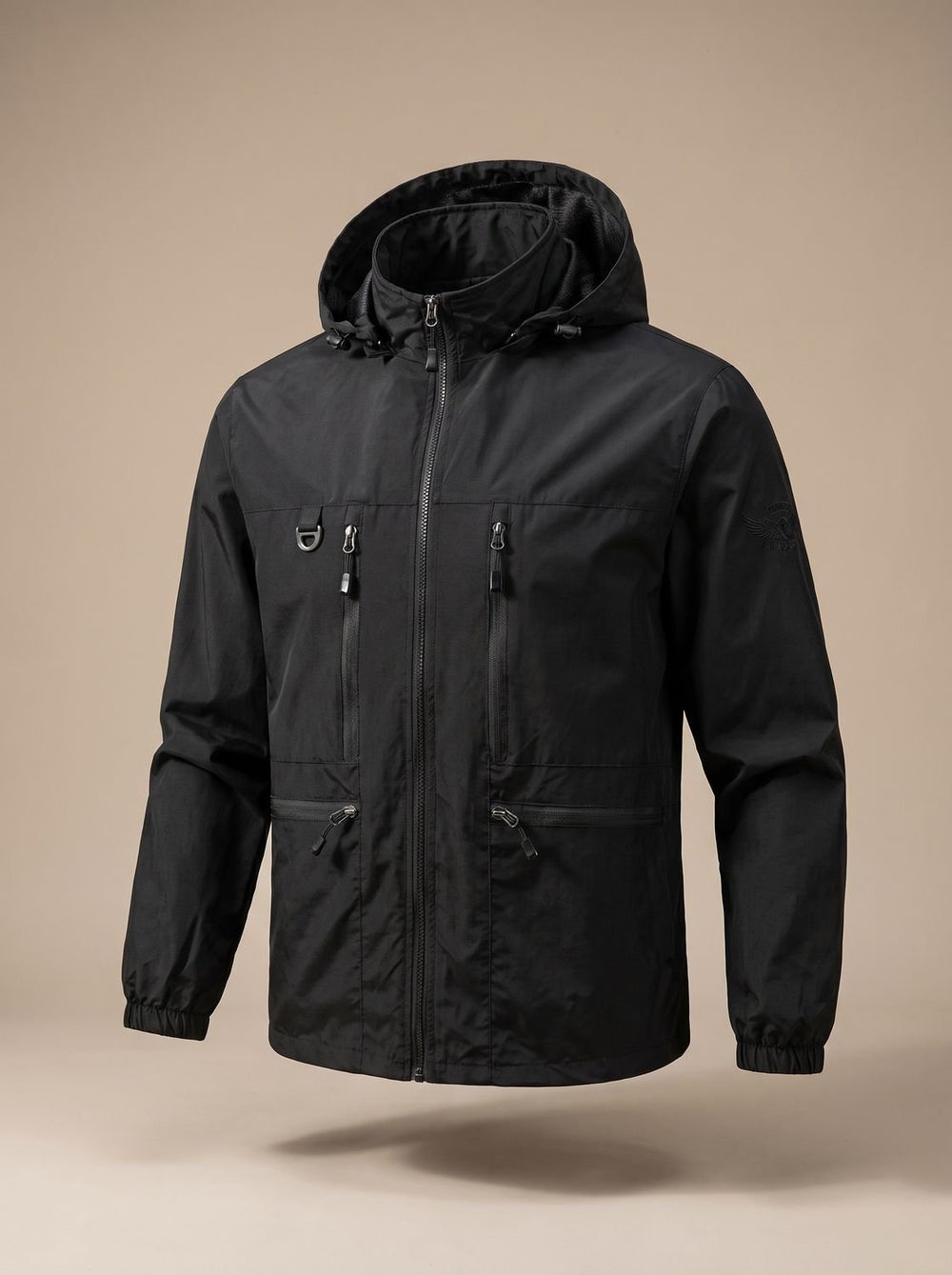 Matthias™ | Men's Hooded Utility Jacket with Multiple Zip Pockets