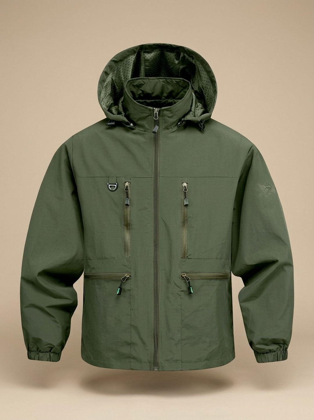 Matthias™ | Men's Hooded Utility Jacket with Multiple Zip Pockets
