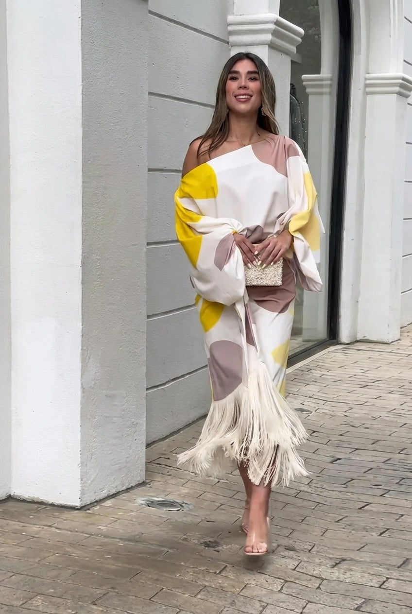 Daniela™ | Elegant Two-Piece Set with Fringe
