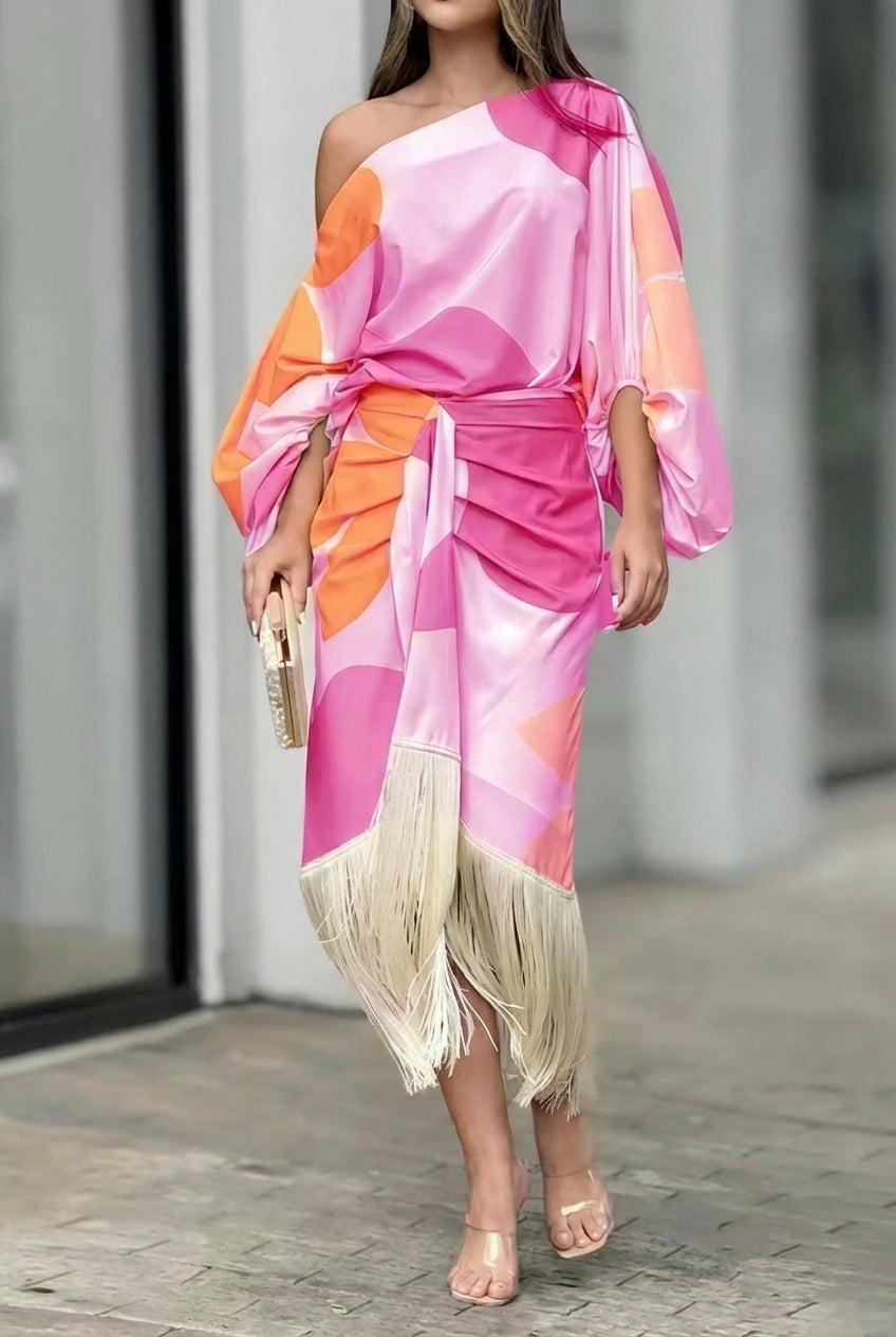Daniela™ | Elegant Two-Piece Set with Fringe