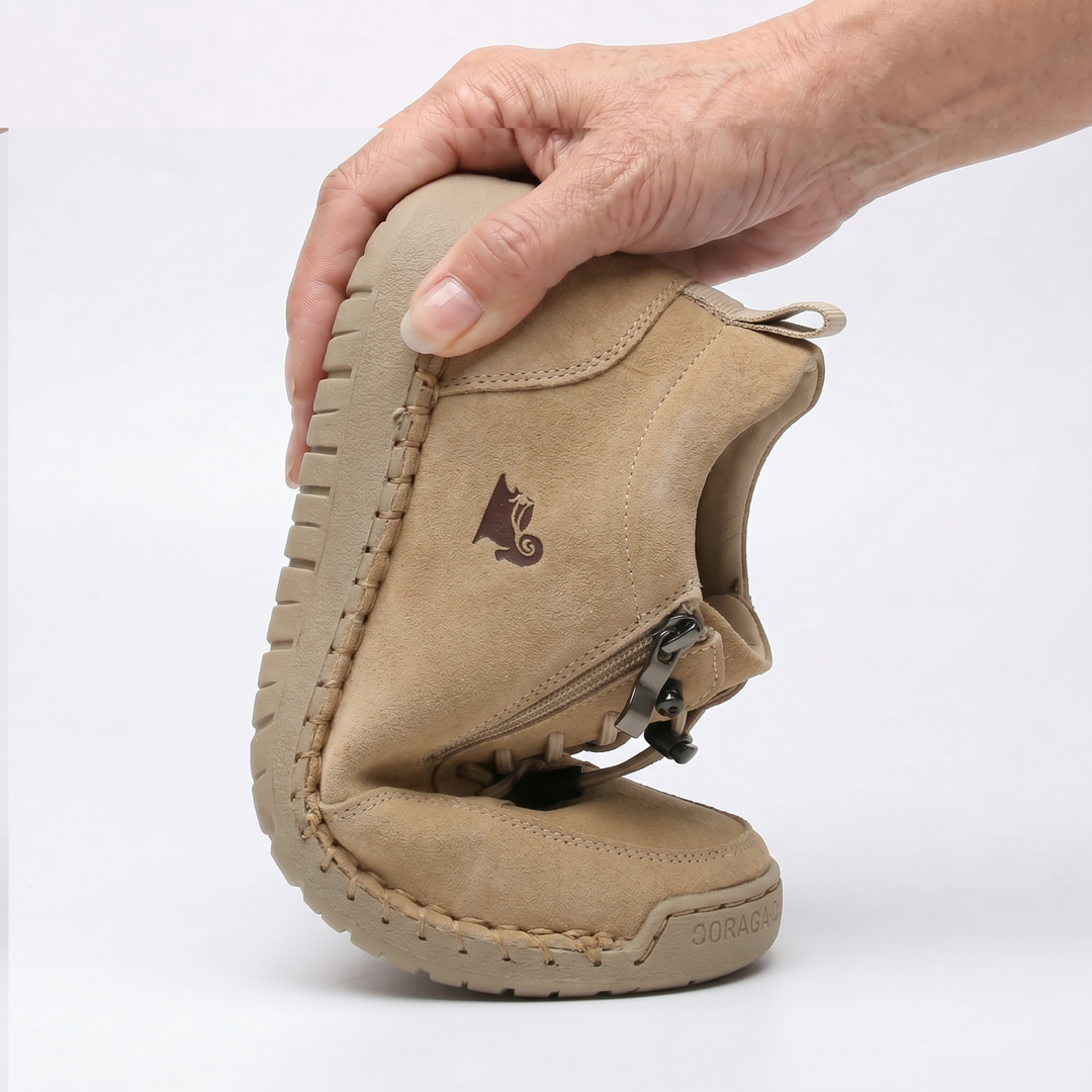Flora Comfortable Orthopedic Shoes with Zipper
