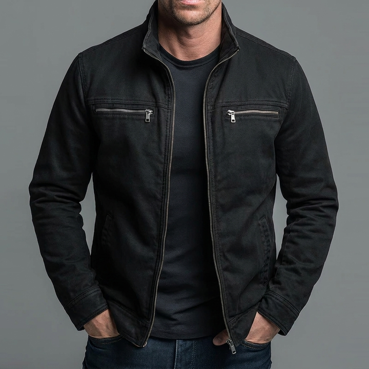 Cazel™ | Vintage Cotton Jacket with Zip Fastening
