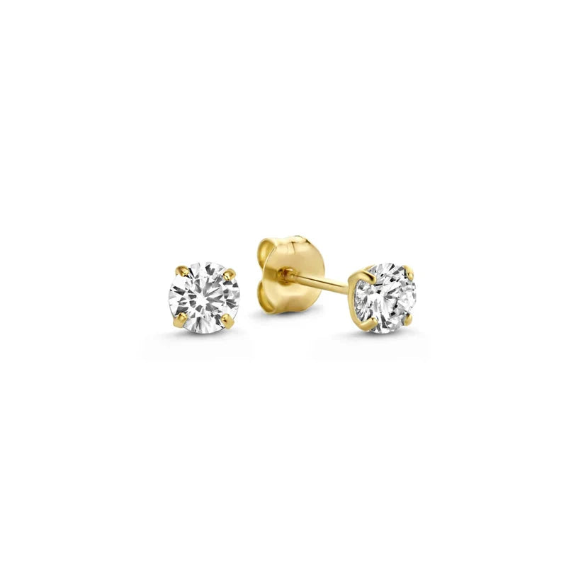 Dara Brillane Earring Set with Stone | Gold