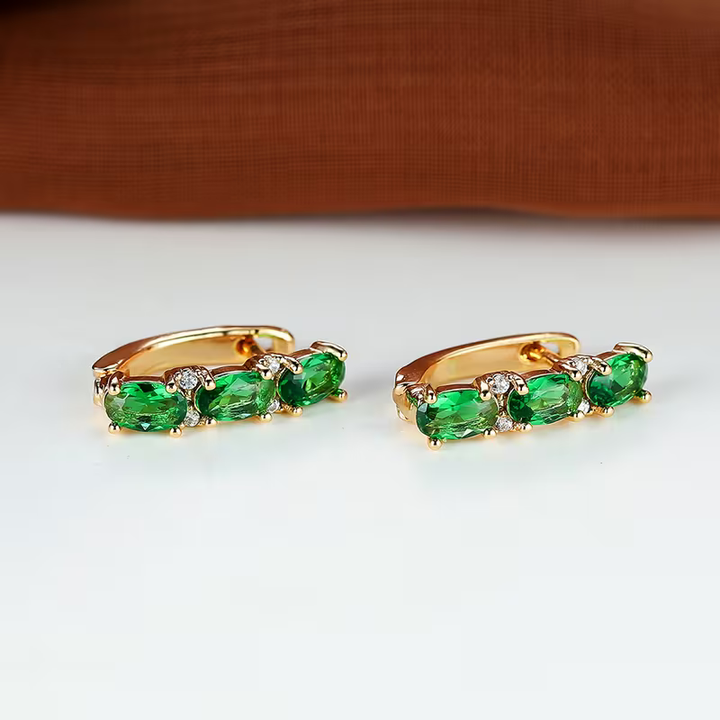 Verdant Trio Earrings