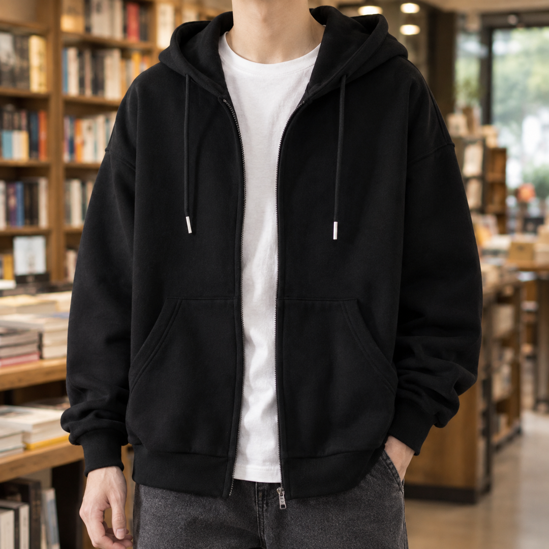 Rufus™ | Men's Relaxed Full Zip Hoodie